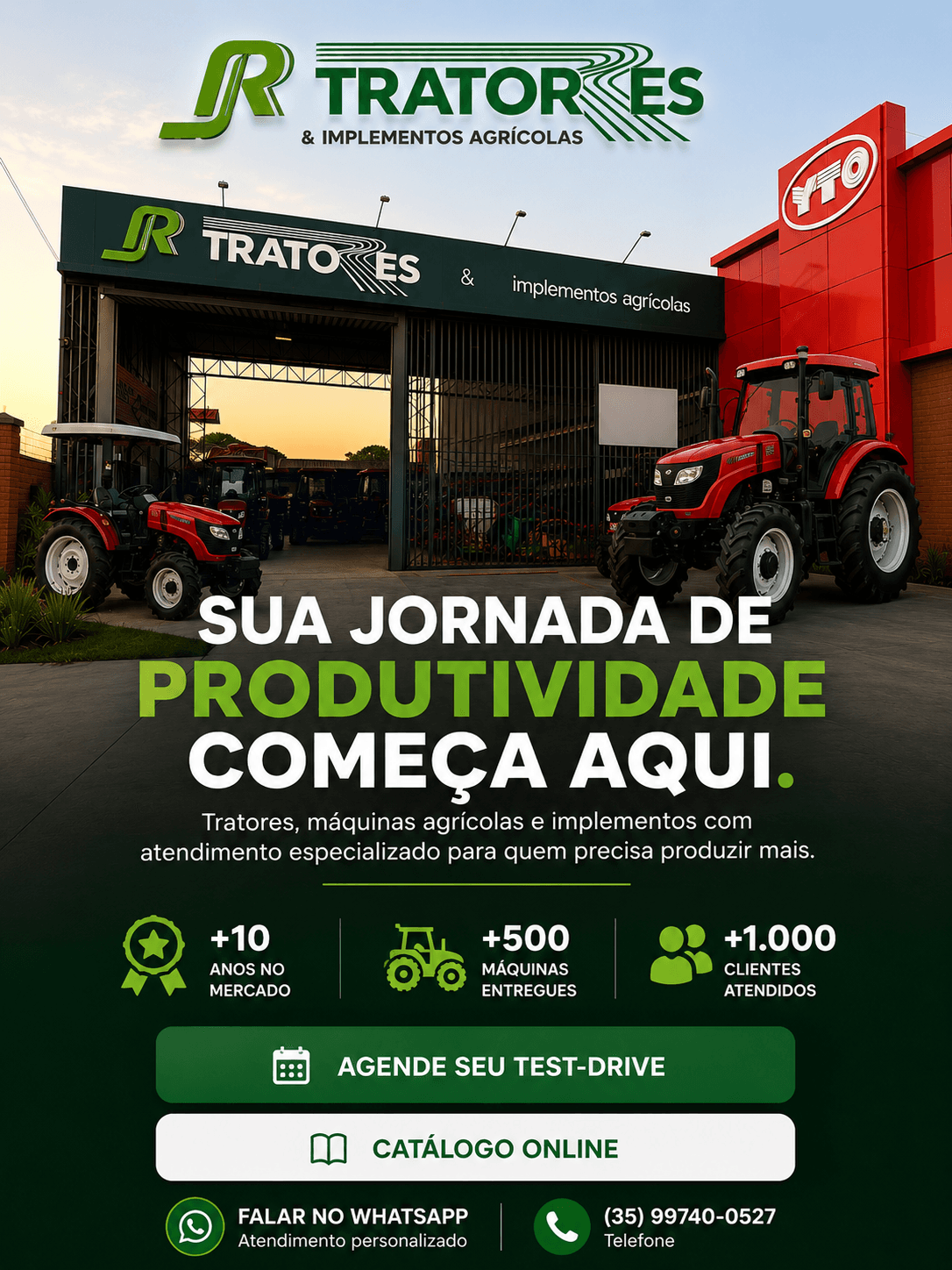 JR Tratores - Sua jornada de produtividade começa aqui